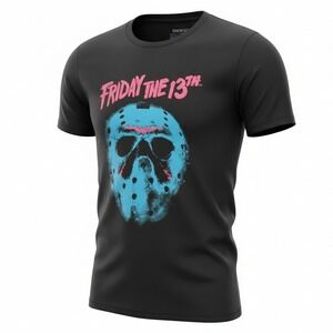 Friday The 13th Horror Slasher Goth Retro Punk Grunge Graphic TShirt Women Small